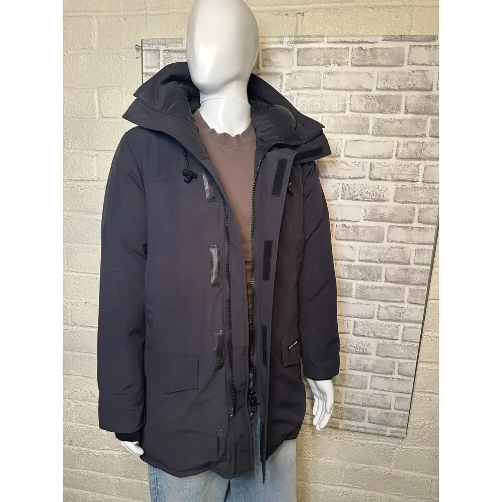 Canada Goose Langford Heritage Down Parka Jacket size S Navy Marine 2062M
